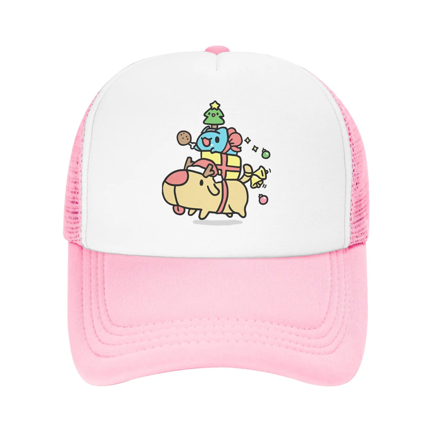Men Women Bugcat Capoo Bug Cat Trucker Caps Mesh Baseball Cap