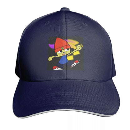 Parappa The Rapper Patchc Cartoon Game Cap Fashion Casual Baseball Caps