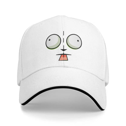 Invader Zim Riding Gir Baseball Caps