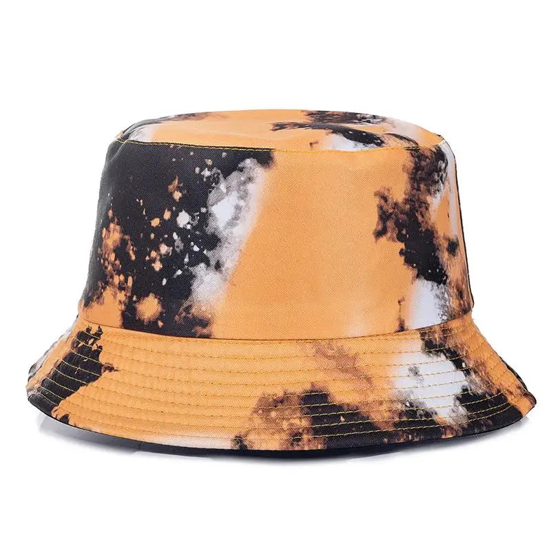 Unisex Bucket Cap Fruit Printing Hats Summer Double-sided Wear Man Women