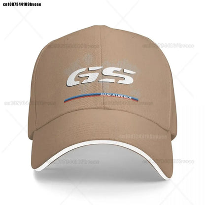 Motorcycle GS World Map Racing Baseball Cap
