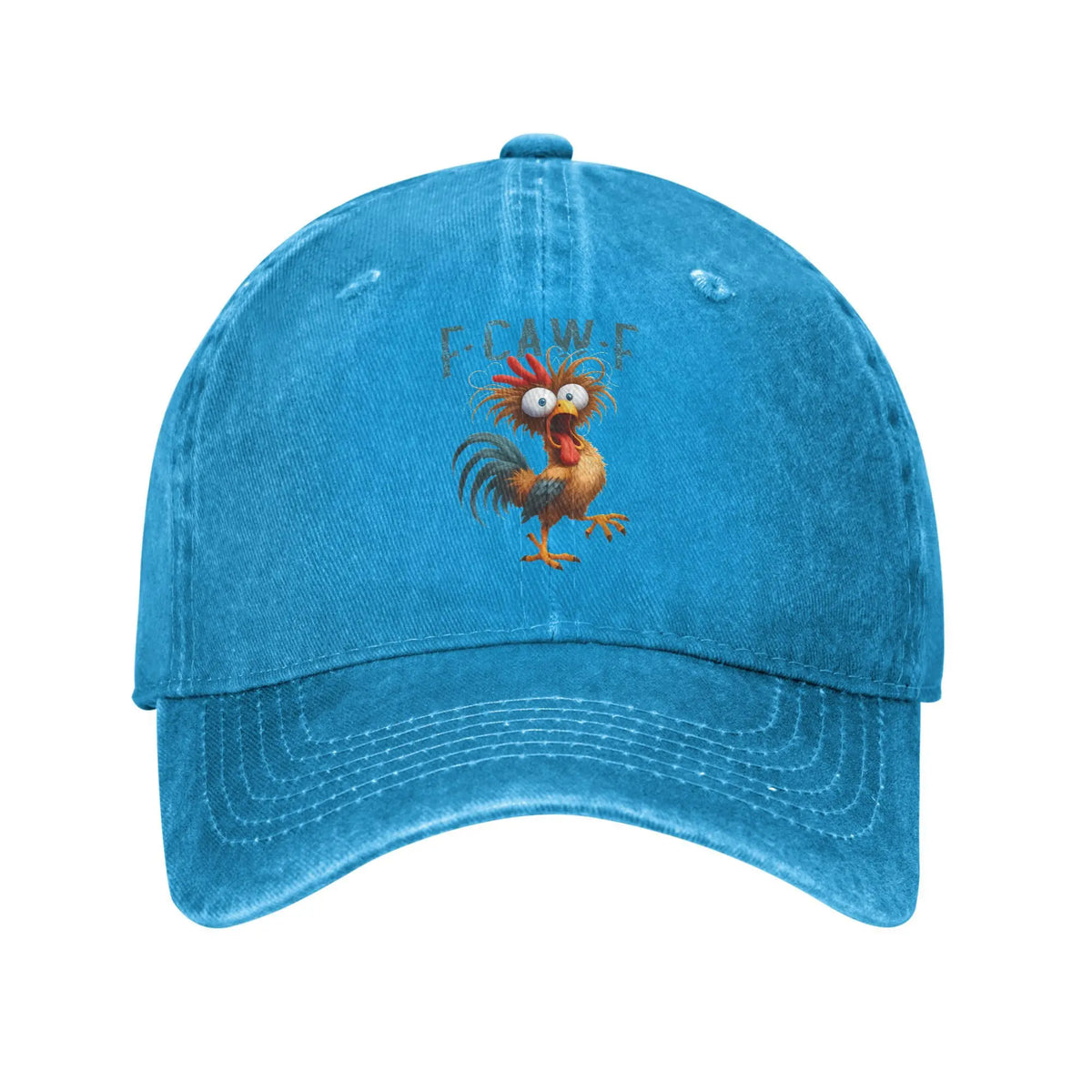 Classic F-Caw-F Funny Chicken Humor Baseball Cap