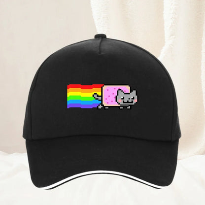 Nyan Cat Funny Meme Unisex Pattern Print Baseball Cap