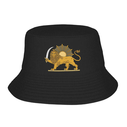 Persian American Flag USA Persia Iran Flag Iranian Roots Bucket Hat