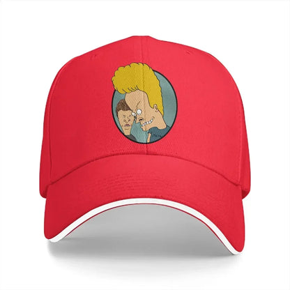 Beavis and Butthead Funny Sarcastic Cartoon Funny Unisex Baseball Caps