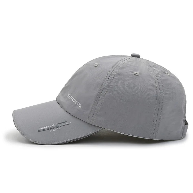 Quick Drying Solid Baseball Cap Sunscreen Breathable