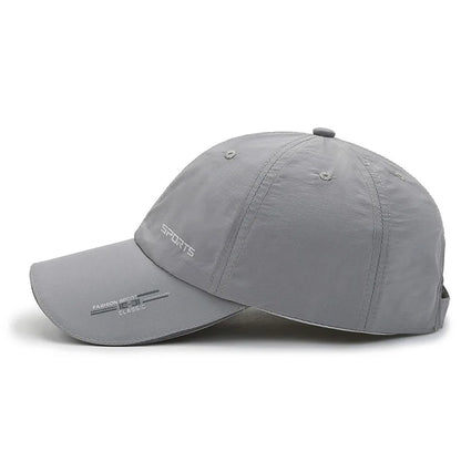 Quick Drying Solid Baseball Cap Sunscreen Breathable