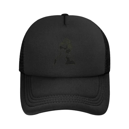 Madonna True Blue Digital Line Drawing Mesh Baseball Caps