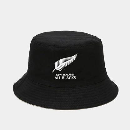 All Blacks Printed Bucket Hat Breathable Sun Hat