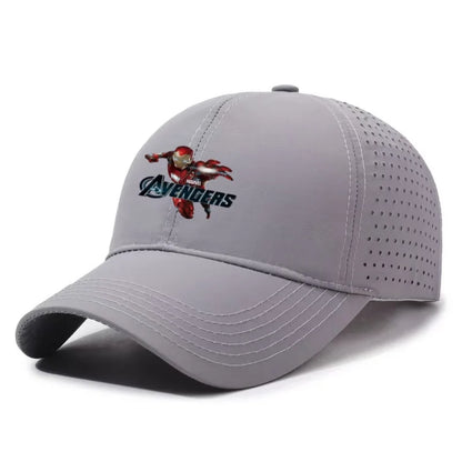 Marvel Summer Sweat-Wicking Breathable Outdoor Sun Hat Baseball Cap