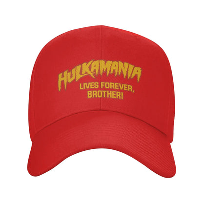 Hulkamania Hulk Hogan Wrestling Hat Adult Sport Baseball Caps
