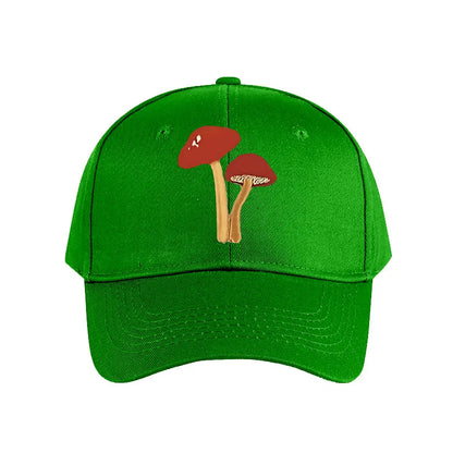 Artificial Red Mushroom Home Decor Baseball Cap