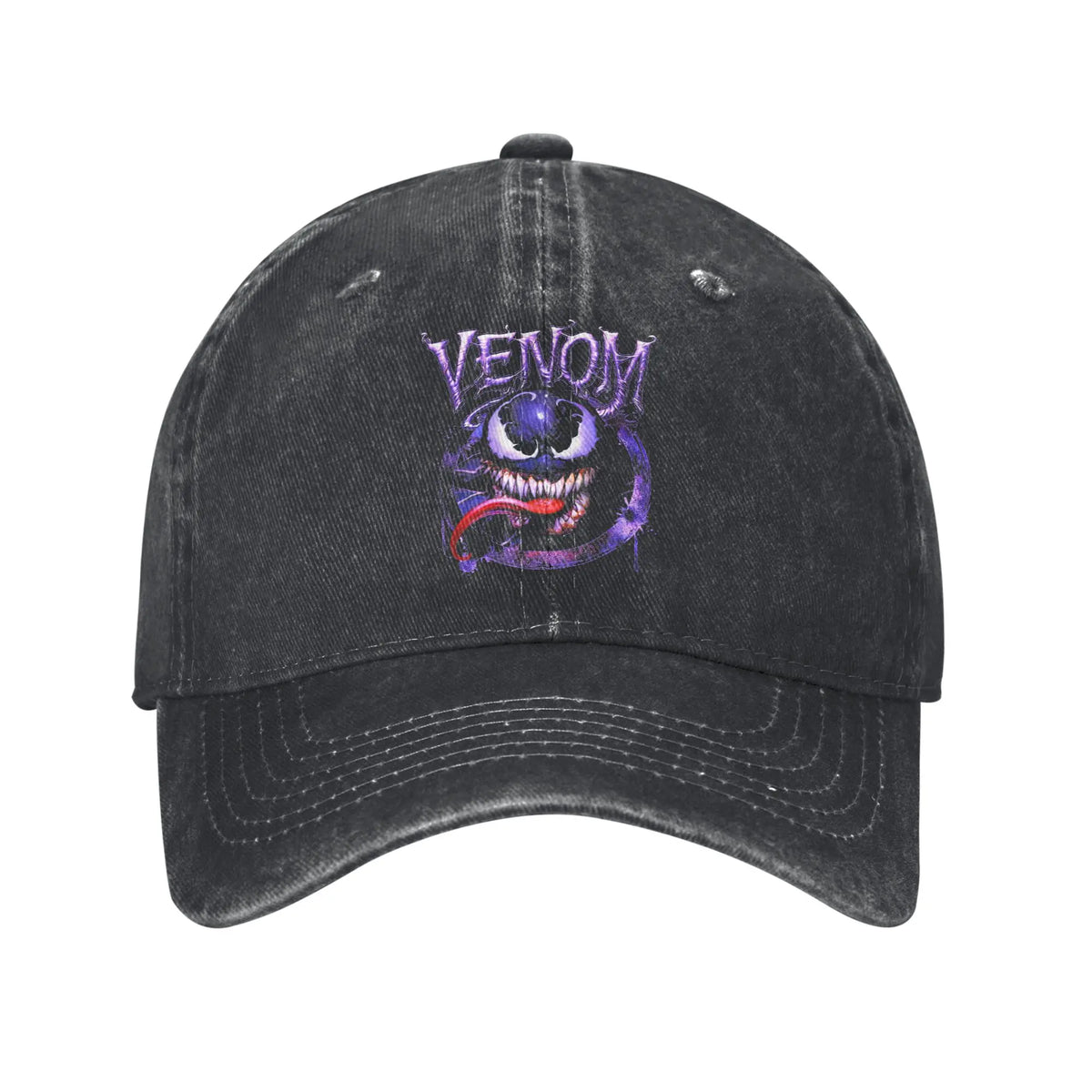 Black Spider Web in Action Men Women Baseball Caps