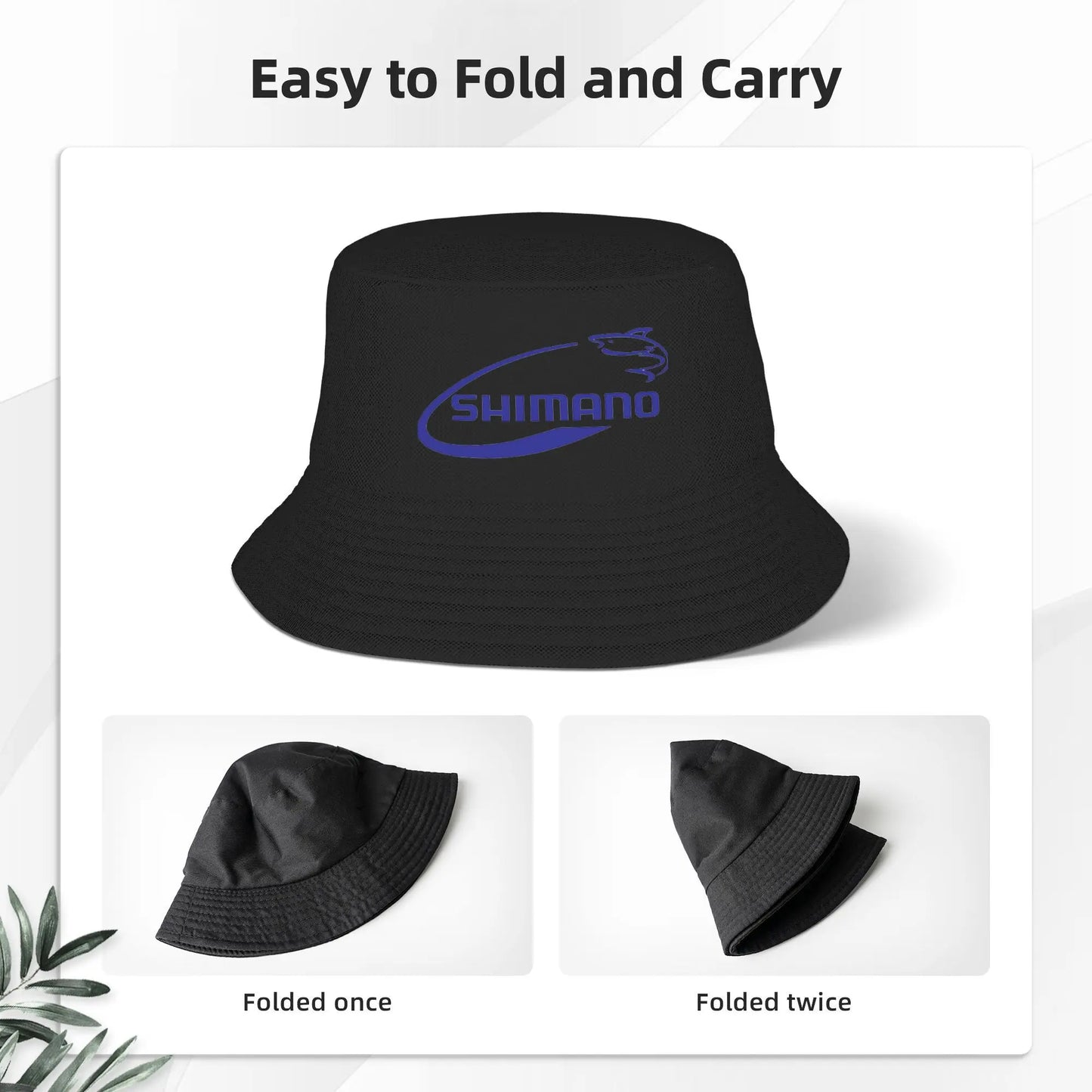 Shimano Fishing Fish Merch Bucket Hat Panama Bob Hats Outdoor Cool Autumn For Summer Beach