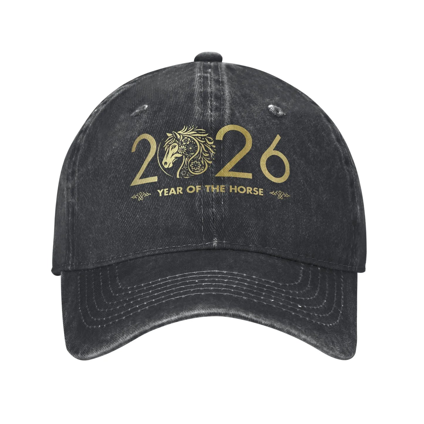 Year Of The Horse 2026 Chinese Lunar New Year Baseball Caps