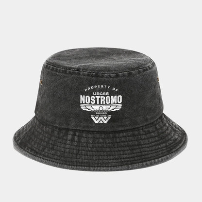Nostromo Printed Washed Retro Sunshade Fisherman Hat