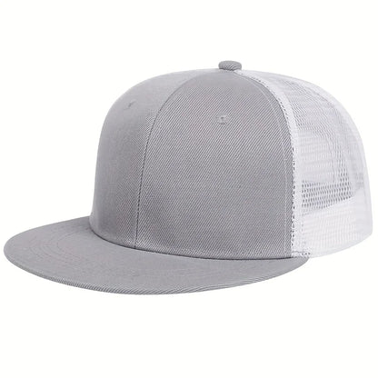 Unisex Simple Hip-hop Net Hats Spring Summer Outdoor Adjustable Casual Snapback Caps