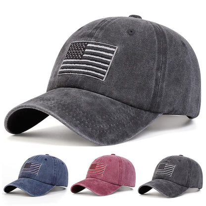 Washed Vintage Letter Baseball Cap Versatile For Men And Women