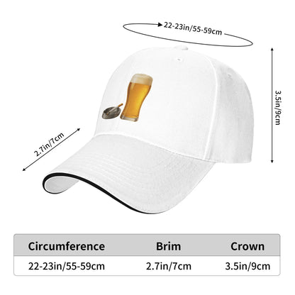 Funny Beer Cigarette Baseball Cap