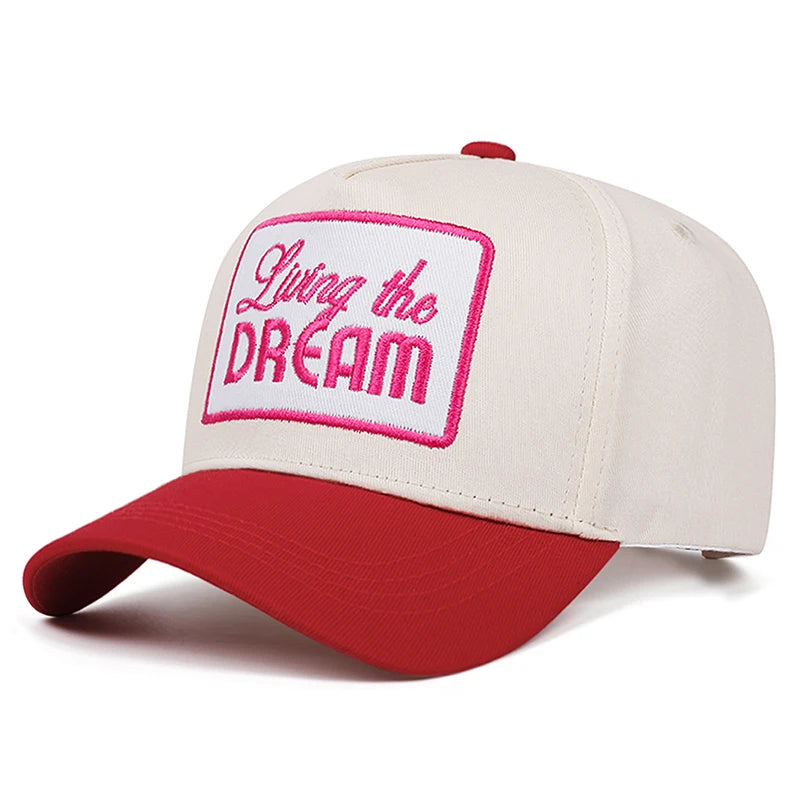 Fashionable Creative Baseball Hat Letter DREAM Embroidered Decorative Hat HipHop Hat