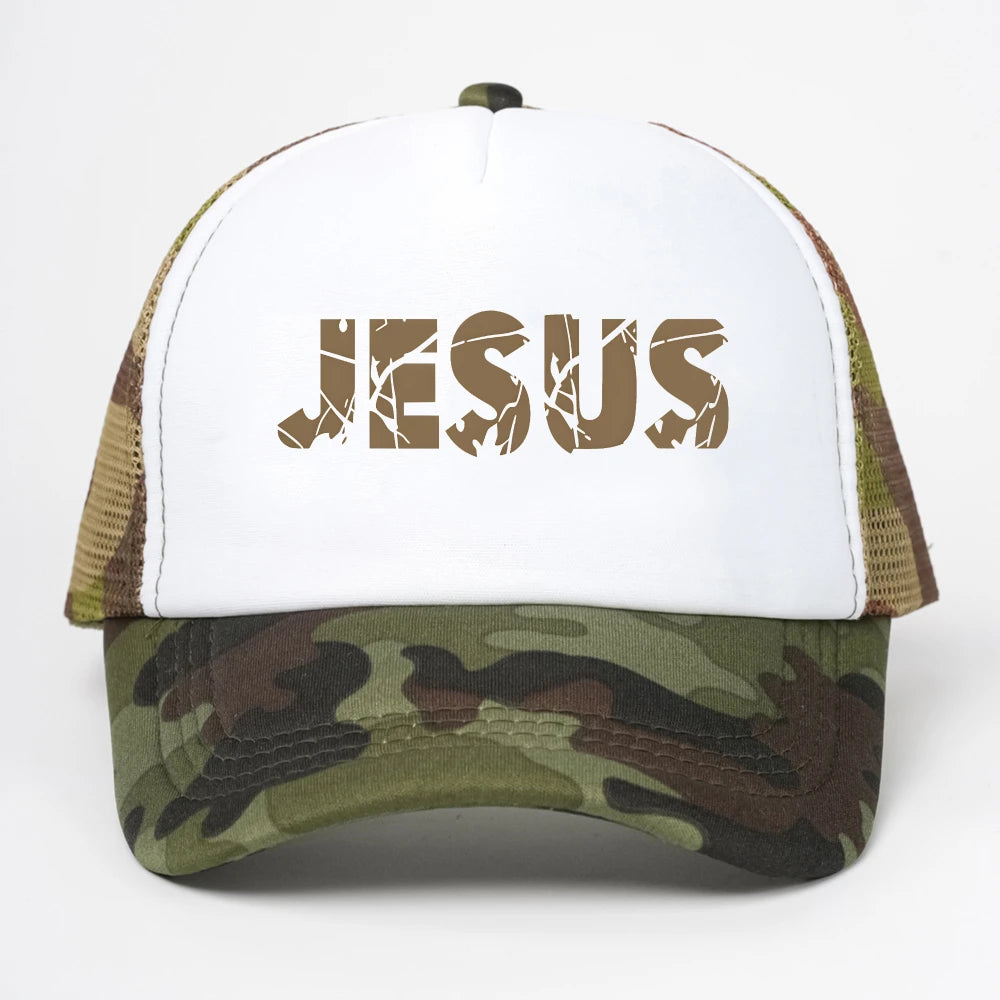 Christian Style Jesus Cross Pattern Baseball Cap