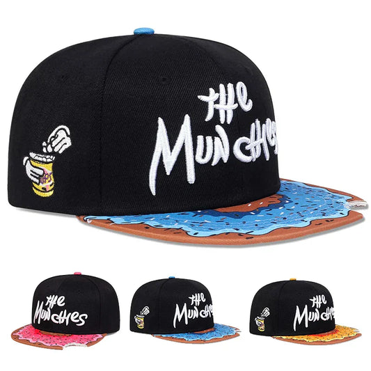 Unisex Letter Embroidery Watermelon Printing Hip-hop Hats