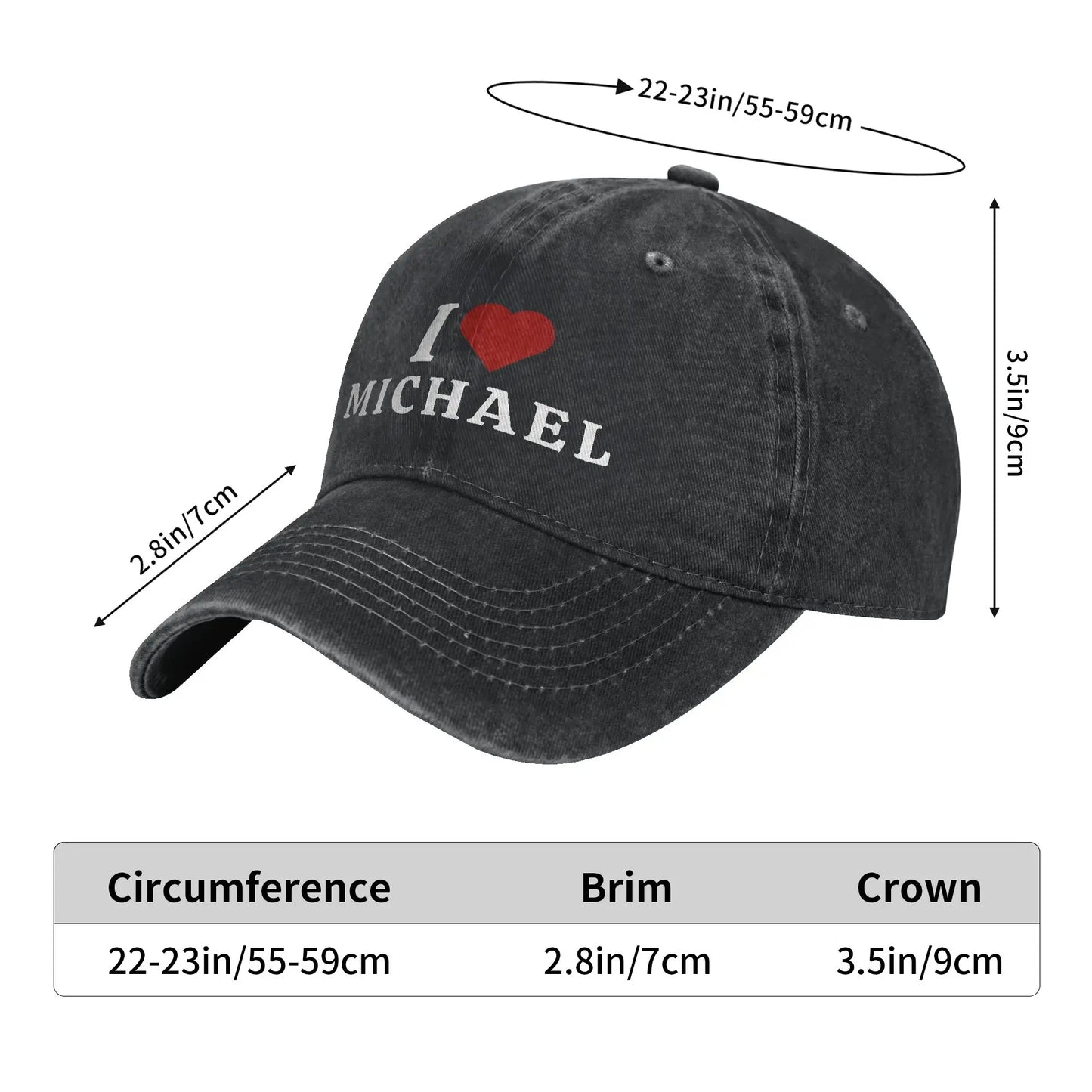 King of Pop Michaeles Jacksones MJ Print Baseball Cap