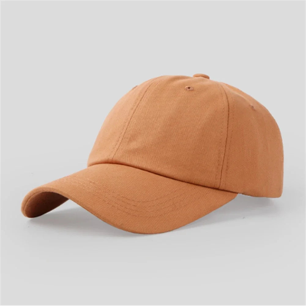 Casual Baseball Cap For Men Women Solid Color Cotton Hat Fashion Simple