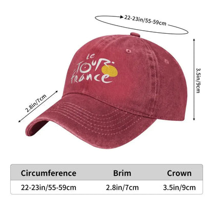 Tour De France Baseball Cap For Men Women