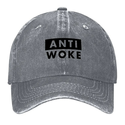 Anti Woke Baseball Cap