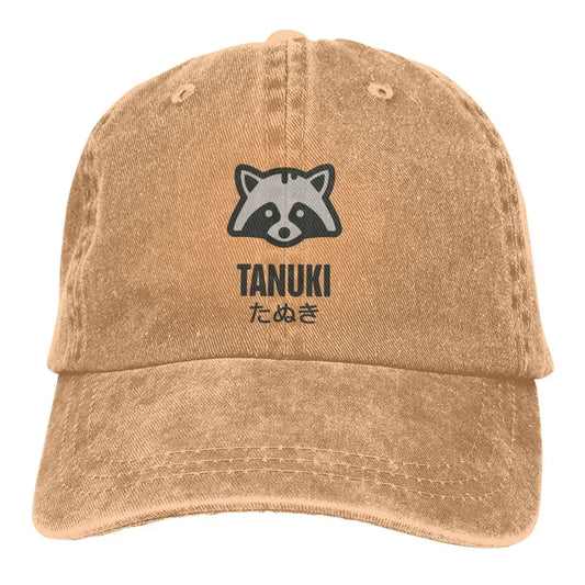 Kawaii Tanuki Japanese Raccoon Dog Baseball Cap