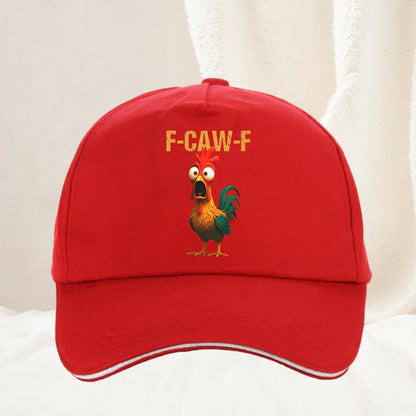 Funny Summer F Caw F Chicken Harajuku New Baseball Cap