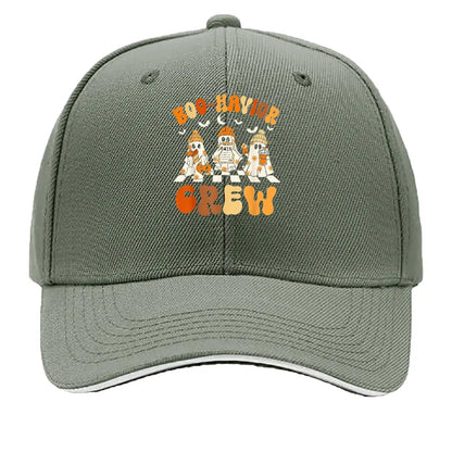Halloween Ghost Boo-Havior Crew Sandwich Baseball Cap
