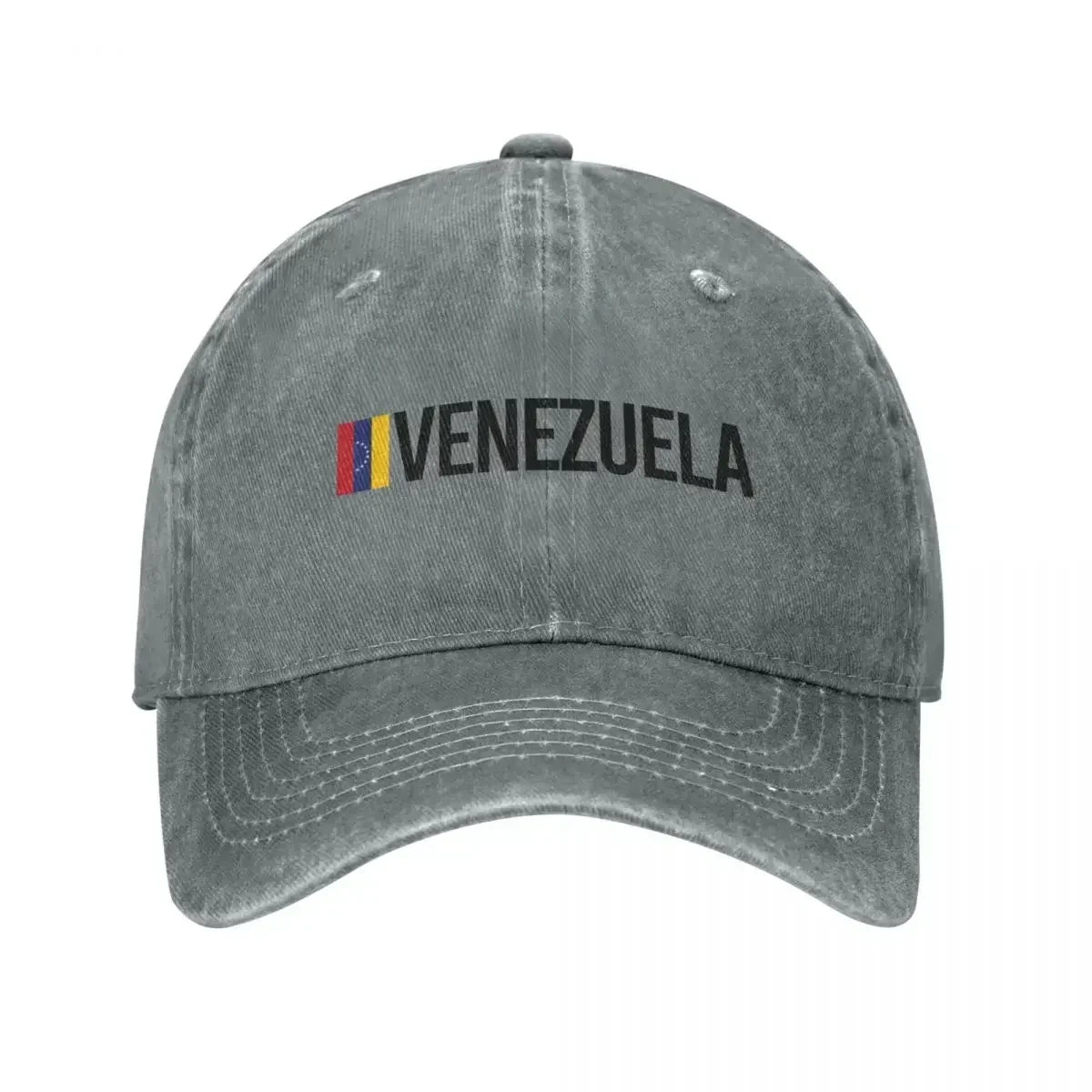 Venezuela Minimal Design Cap Unisex Distressed Deniimm Baseball Cap