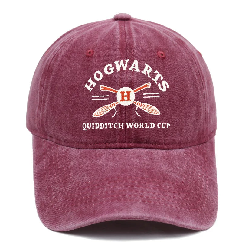 Harry Potter Embroidered Washed Baseball Hat