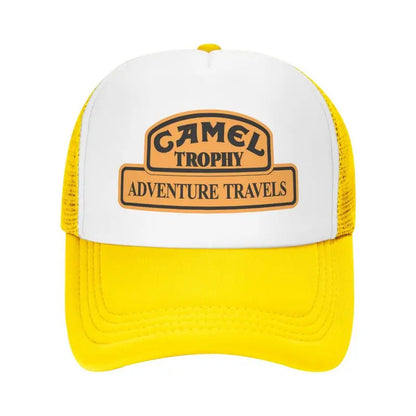Camel Trophy Racing Print Mesh Baseball Cap