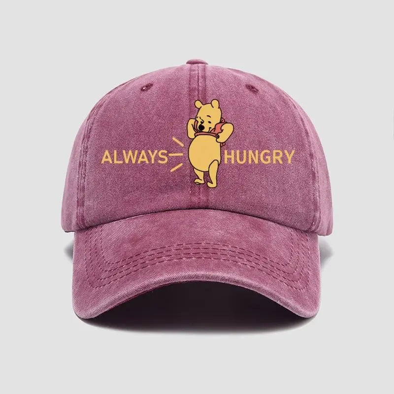 Pooh Bear Casual Hat Cute Anime Figure Winnie Baseball Caps