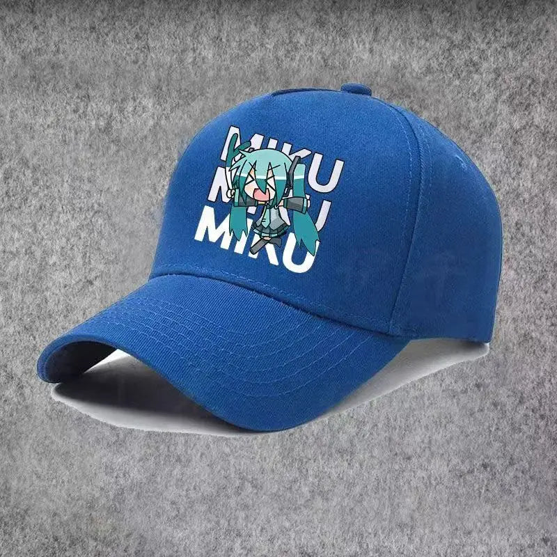 Wandai Hatsune Miku Animation Peripheral Printed Baseball Hat