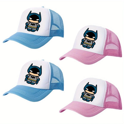 Batman Cartoon Print Baseball Cap