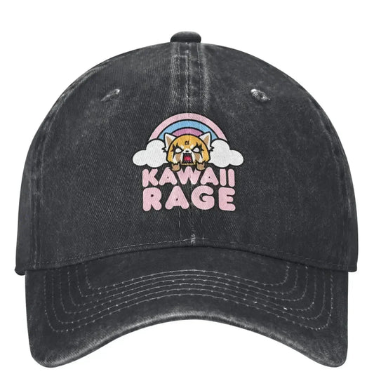 Kawaii Rage Washed Baseball Cap