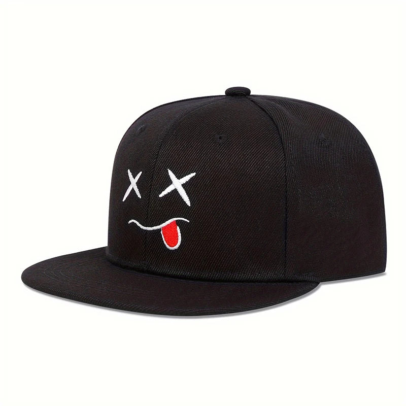 Children XX Smiling Face Embroidery Baseball Caps Hip-hop Hats Snapback Cap