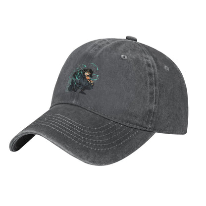 Mist Breathing Baseball Caps Peaked Cap Demon Slayer