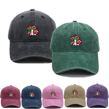 Baseball Cap Cute Red Spotted Mushroom