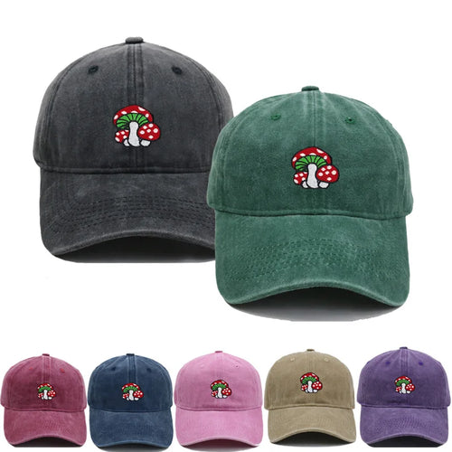 Baseball Cap Cute Red Spotted Mushroom