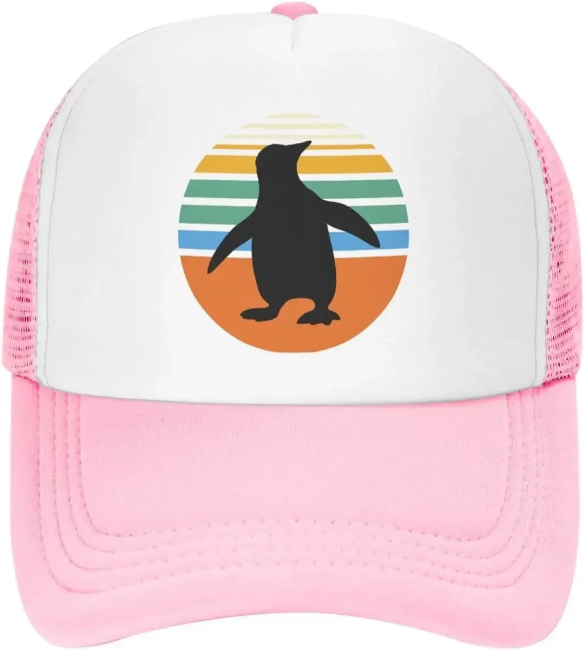 New Vintage Penguin Mesh Baseball Cap
