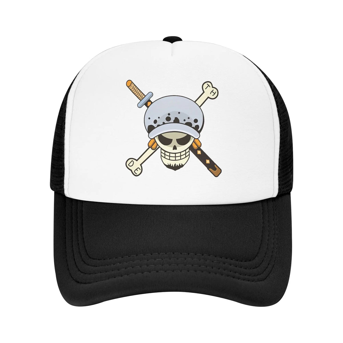 Trafalgar D Law One-Pieces Flag Mesh Baseball Cap