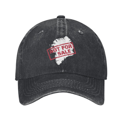 Greenland Is Not For Sale Baseball Cap Merch For Men Women