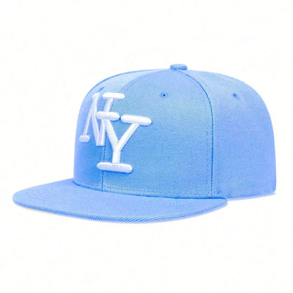 3D Letter Embroidery Baseball Cap Fashion Hip Hop Flat Brim Outdoor