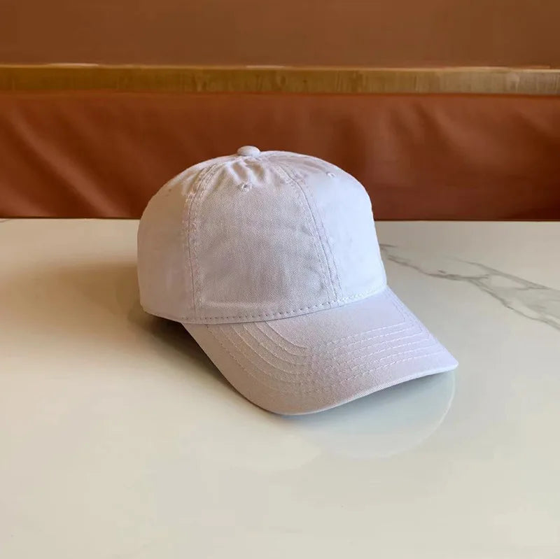 Simple Solid Color Cap Men And Women Casual Fashion Trend Baseball Cap