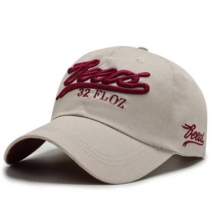 New Fashion Outdoor Sport Baseball Cap Unisex Men and Women Universal Letter 3D